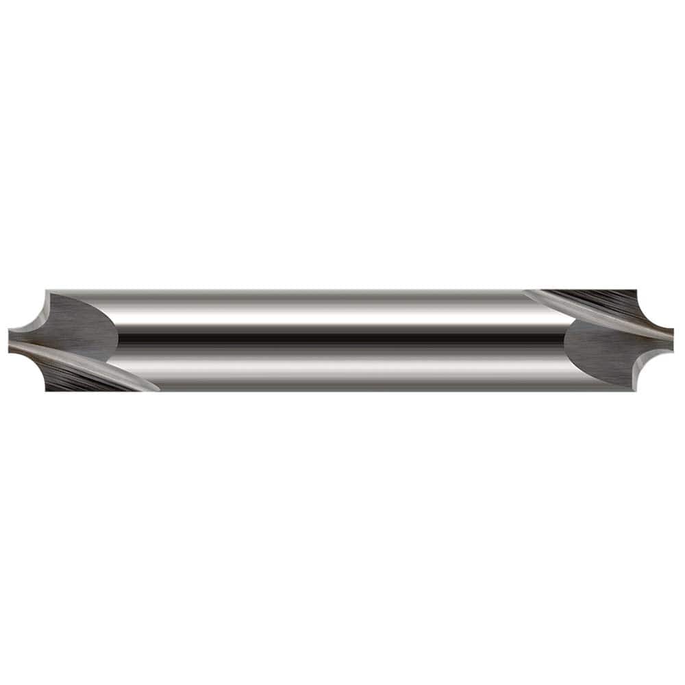 Harvey Tool - Corner Rounding End Mills; Material: Solid Carbide ; Single or Double End: Double ; Radius (Inch): 1/64 ; Radius (Decimal Inch): 0.0150 ; Mill Diameter (Inch): 3/16 ; Mill Diameter (Decimal Inch): 0.1875 - Exact Industrial Supply