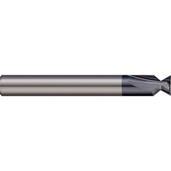 Harvey Tool - 6° 3/32" Cut Diam, 3/16" Cut Width, Solid Carbide Dovetail Cutter - Exact Industrial Supply