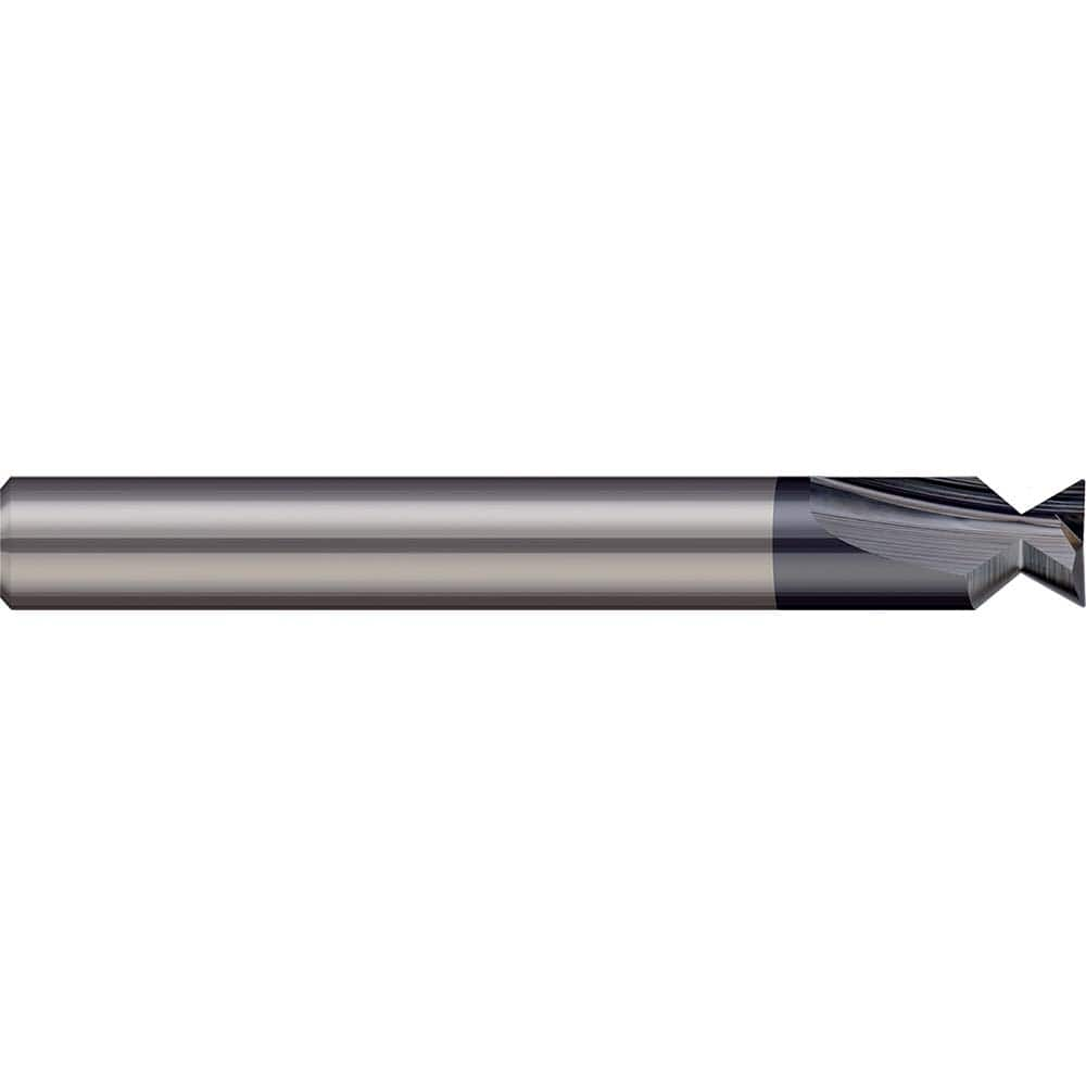 Harvey Tool - 40° 3/8" Cut Diam, 1/4" Cut Width, Solid Carbide Dovetail Cutter - Exact Industrial Supply