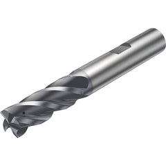 Sandvik Coromant - Corner Radius & Corner Chamfer End Mills; Mill Diameter (mm): 10.00 ; Mill Diameter (Decimal Inch): 0.3940 ; End Type: Corner Radius ; Corner Radius (mm): 1 ; Corner Radius (Decimal Inch): 0.039 ; Number of Flutes: 4 - Exact Industrial Supply