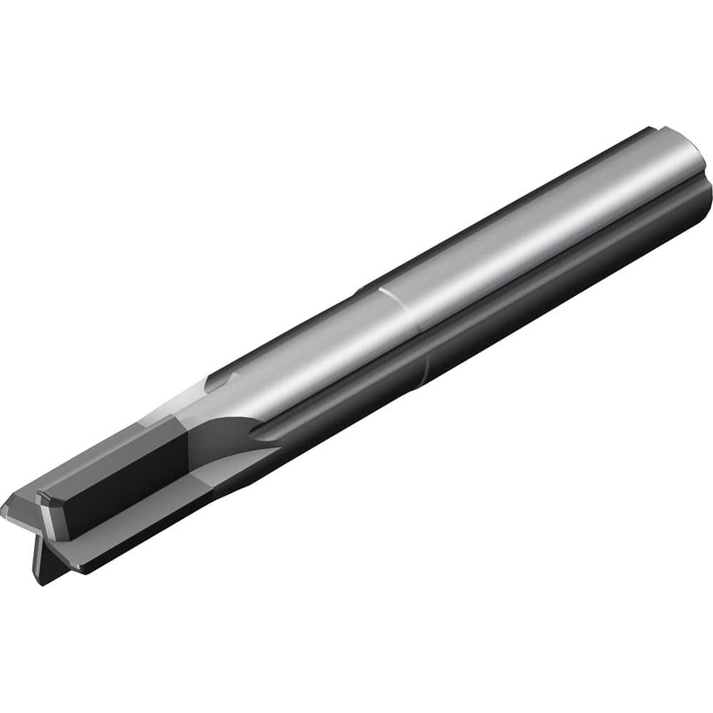 Sandvik Coromant - Corner Radius & Corner Chamfer End Mills; Mill Diameter (Inch): 0.25 ; Mill Diameter (Decimal Inch): 0.2500 ; End Type: Corner Chamfer ; Chamfer Width (Decimal Inch): 0.0300 ; Number of Flutes: 4 ; Material: Solid Carbide - Exact Industrial Supply