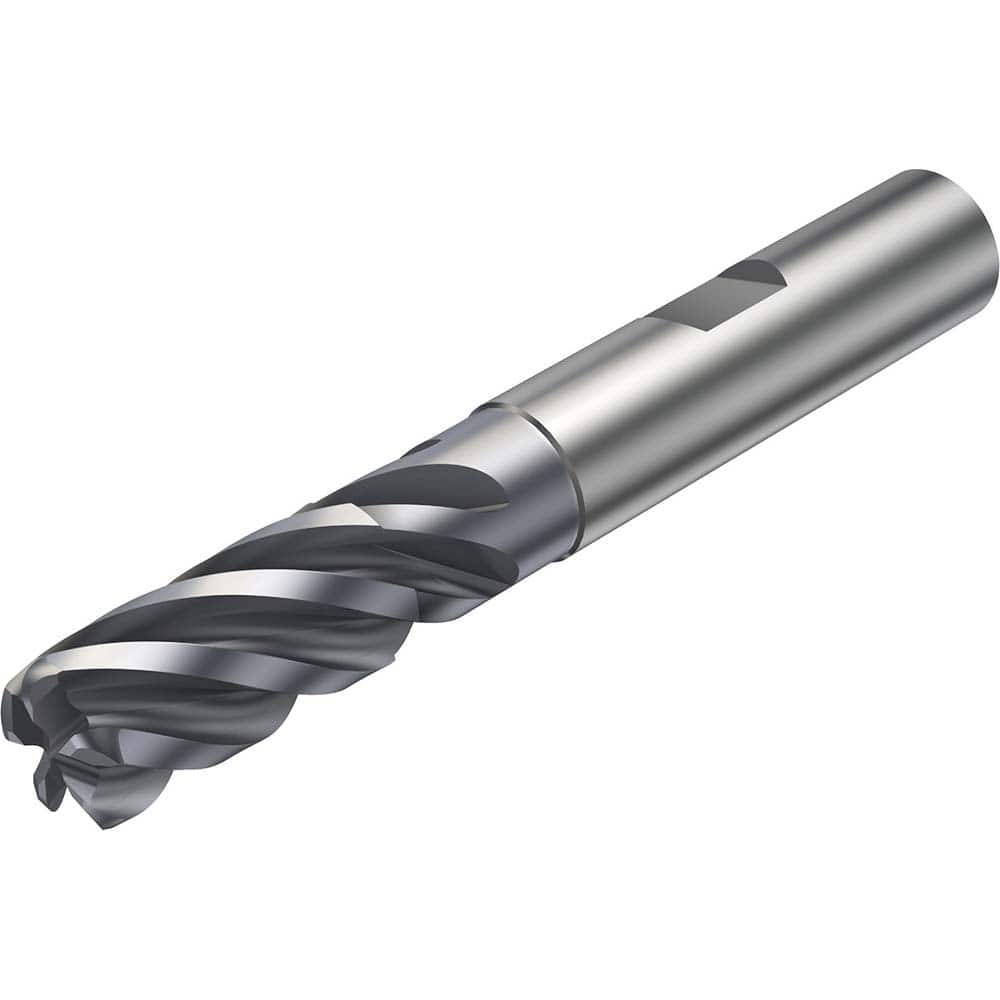 Sandvik Coromant - Corner Radius & Corner Chamfer End Mills; Mill Diameter (mm): 16.00 ; Mill Diameter (Decimal Inch): 0.6300 ; End Type: Corner Chamfer ; Chamfer Width (mm): 0.250 ; Number of Flutes: 5 ; Material: Solid Carbide - Exact Industrial Supply