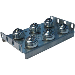 Conveyor Accessories; Type: Ball Transfer Plate; Width (Inch): 6; For Use With: 7F, 8F, 9F, 10F, and 11F frames; Overall Height: 3.5000 in; Material: Steel; Overall Length (Inch): 10.00; Length: 10.00; Overall Length: 10.00; Accessory Type: Ball Transfer