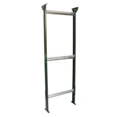 Conveyor Accessories; Type: H Stand; Width (Inch): 23; For Use With: Conveyor of 2-1/2 and 3-1/2″ channel frames and  22″ BF channel frames; Overall Height: 79.0000 in; Material: Steel; Overall Length (Inch): 8.00; Length: 8.00; Overall Length: 8.00; Acce