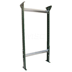 Conveyor Accessories; Type: H Stand; Width (Inch): 37; For Use With: Conveyor of 2-1/2 and 3-1/2″ channel frames and 36″ BF channel frames; Overall Height: 55.0000 in; Material: Steel; Overall Length (Inch): 8.00; Length: 8.00; Overall Length: 8.00; Acces