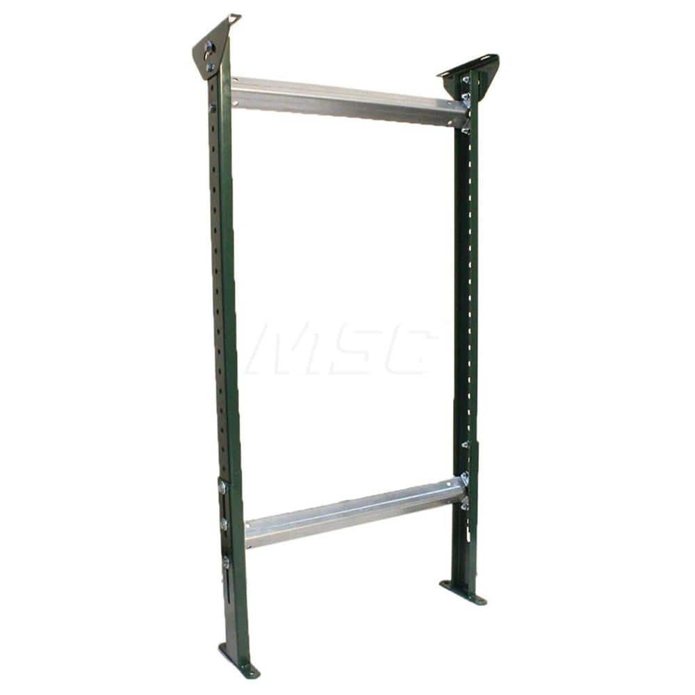 Conveyor Accessories; Type: H Stand; Width (Inch): 23; For Use With: Conveyor of 2-1/2 and 3-1/2″ channel frames and 22″ BF channel frames; Overall Height: 55.0000 in; Material: Steel; Overall Length (Inch): 8.00; Length: 8.00; Overall Length: 8.00; Acces