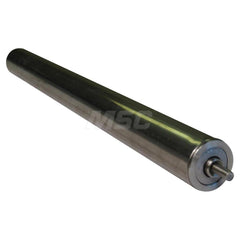 Roller Skids; Roller Material: Stainless Steel; Load Capacity: 65; Color: Chrome; Finish: Natural; Compatible Surface Type: Smooth; Roller Length: 15.0000 in; Roller Width: 1.3750; Roller Height: 1.375 in; Roller Diameter: 1.3750; Overall Height: 1.375 in