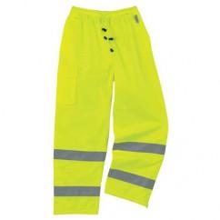 8915 M LIME SUP CLASS E RAIN PANTS - USA Tool & Supply