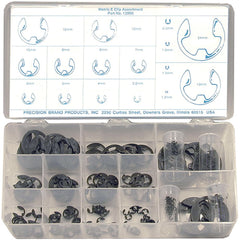 255 PC MM E-CLIP ASST - Exact Industrial Supply