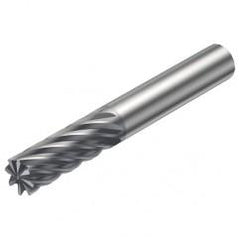 R215.3G-16030-AC32H 1610 16mm 16 FL Solid Carbide End Mill - Corner chamfer w/Cylindrical Shank - USA Tool & Supply