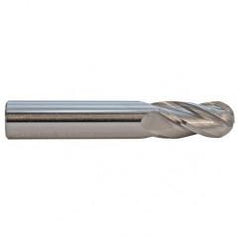 1/4 TuffCut GP Standard Length 4 Fl Ball Nose Center Cutting End Mill - USA Tool & Supply