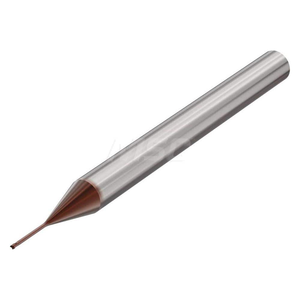 Corner Radius End Mill: 0.05″ Radius, 2 Flutes, Solid Carbide 4″ Shank Dia, Helix, HXT Coated, Centercutting, Series SME714
