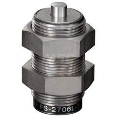 Standard-Duty Shock Absorber: 8 mm Rod Dia, 37 mm OD, 6 mm Stroke, M27 x 1.5 Thread 55 mm OAL, 22.6 lb Force