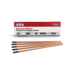 Stick Welding Electrode: 1/4″ Dia, 12″ Long, Synthetic Graphite