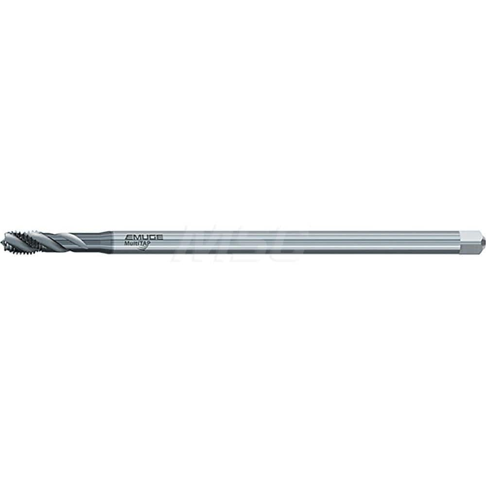 Extension Tap: M8 x 1.25, 3 Flutes, TiCN Finish, Cobalt, Long Reach 2-3 P, 20″ Thread Length, 6H Class of Fit