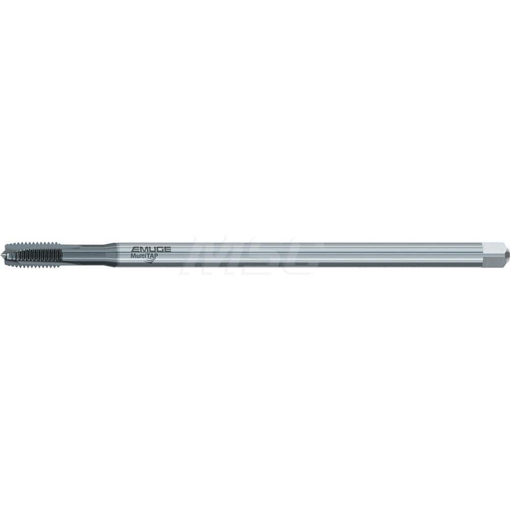 Extension Tap: 3/8-24, 4 Flutes, TiCN Finish, Cobalt, Long Reach 4-5 P, 7.09″ OAL, 0.866″ Thread Length, 2B & 3B Class of Fit