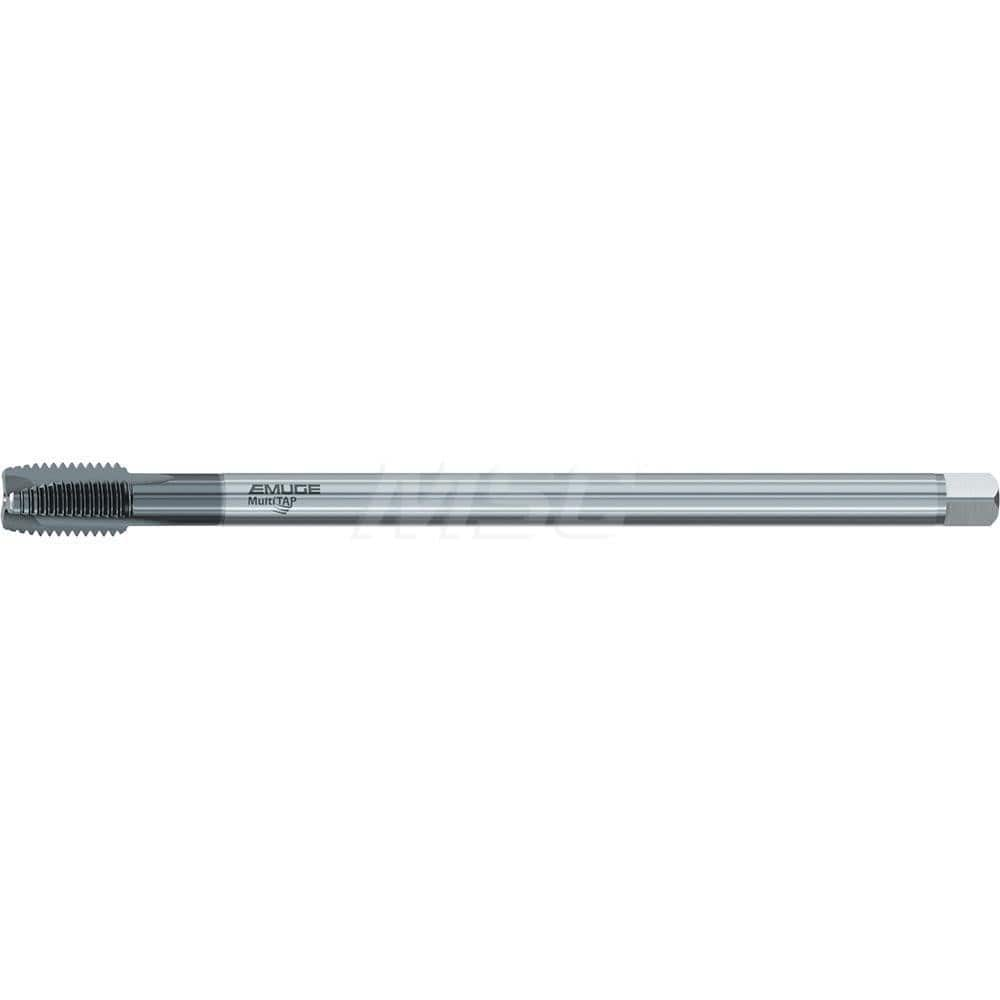 Extension Tap: 1/2-13, 3 Flutes, TiCN Finish, Cobalt, Long Reach 4-5 P, 8.8″ OAL, 0.984″ Thread Length, 2B & 3B Class of Fit