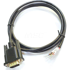 10' Male Serial Connector DB9 Computer Data Cable Flexible, Straight, Shielded