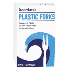 Paper & Plastic Cups, Plates, Bowls & Utensils; Flatware Type: Forks; Material: Plastic; Color: White; Disposable: Disposable