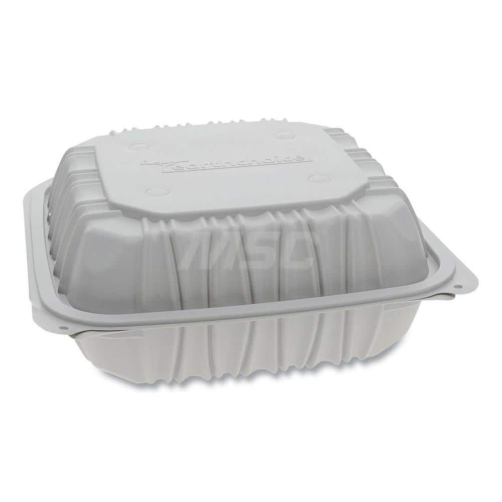 Food Containers; Container Type: Food Storage Container; Shape: Square; Overall Height: 3.1 in; Lid Type: Hinged Lid; Height (Decimal Inch): 3.1 in; Type: Food Storage Container