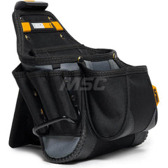 Tool Pouches & Holsters; Holder Type: Tool Pouch; Tool Type: Tool Belts & Accessories; Material: Polyester; Closure Type: No Closure; Color: Black; Number of Pockets: 12.000; Belt Included: No; Overall Depth: 6.69; Overall Height: 15.35; Insulated: No; Te