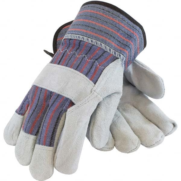 PIP - Size L Leather Work Gloves - USA Tool & Supply