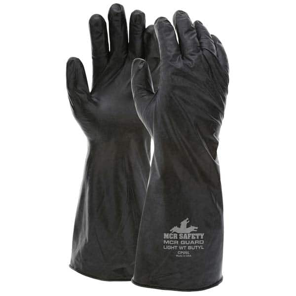MCR Safety - Chemical Resistant Gloves Material: Butyl Numeric Size: 9 - USA Tool & Supply