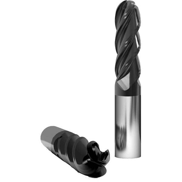 GWS - Ball End Mills Mill Diameter (Inch): 1 Mill Diameter (Decimal Inch): 1.0000 - USA Tool & Supply