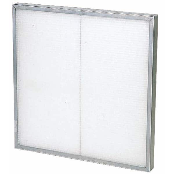 Pleated Air Filter: 25 x 25 x 2″, MERV 5, Washable Polypropylene, Steel Frame, 2,170 CFM