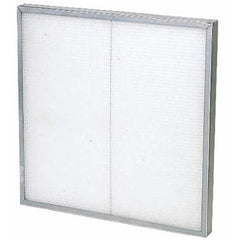 Pleated Air Filter: 15 x 20 x 1″, MERV 5, Washable Polypropylene, Steel Frame, 781 CFM