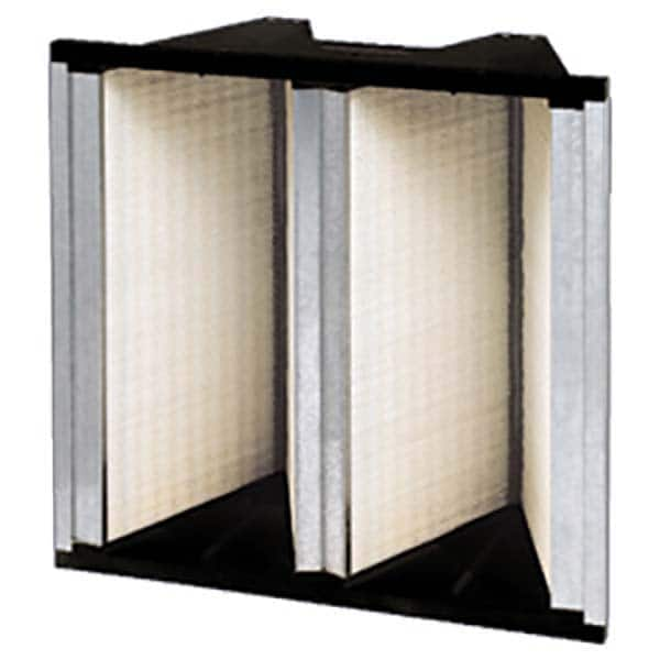 PRO-SOURCE - Pleated & Panel Air Filters Filter Type: V-Bank Mini-Pleat Nominal Height (Inch): 24 - USA Tool & Supply