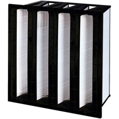 PRO-SOURCE - Pleated & Panel Air Filters Filter Type: V-Bank Mini-Pleat Nominal Height (Inch): 12 - USA Tool & Supply