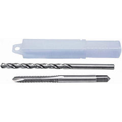 Cle-Line - Tap & Drill Sets Minimum Tap Thread Size (Inch): #10-24 Maximum Tap Thread Size (Inch): #10-24 - USA Tool & Supply