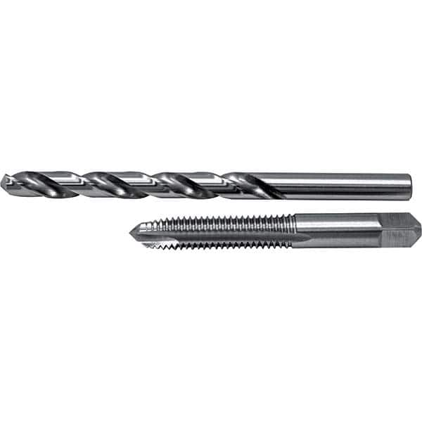 Cle-Line - Tap & Drill Sets Minimum Tap Thread Size (Inch): 3/8-16 Maximum Tap Thread Size (Inch): 3/8-16 - USA Tool & Supply