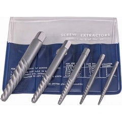 Cle-Line - Bolt Extractor Sets Tool Type: Screw Extractor Number of Pieces: 5.000 - USA Tool & Supply