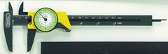 0 - 6'' Measuring Range (64ths / .01mm Grad.) - Plastic Dial Caliper - #142 - USA Tool & Supply