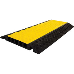 Powerhouse - On Floor Cable Covers Cover Material: Polyethylene Number of Channels: 5 - USA Tool & Supply