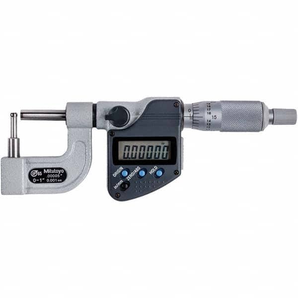 Mitutoyo - Tube Micrometers Operation Type: Electronic Minimum Measurement (Decimal Inch): 0 - USA Tool & Supply