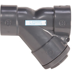 Hayward - 4" Pipe, True Union Threaded Ends, PVC Y-Strainer - Exact Industrial Supply