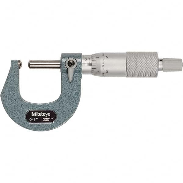Mitutoyo - Spherical Face Micrometers Operation Type: Mechanical Minimum Measurement (Decimal Inch): 0 - USA Tool & Supply