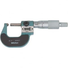 Mitutoyo - Spherical Face Micrometers Operation Type: Mechanical Minimum Measurement (Decimal Inch): 0 - USA Tool & Supply