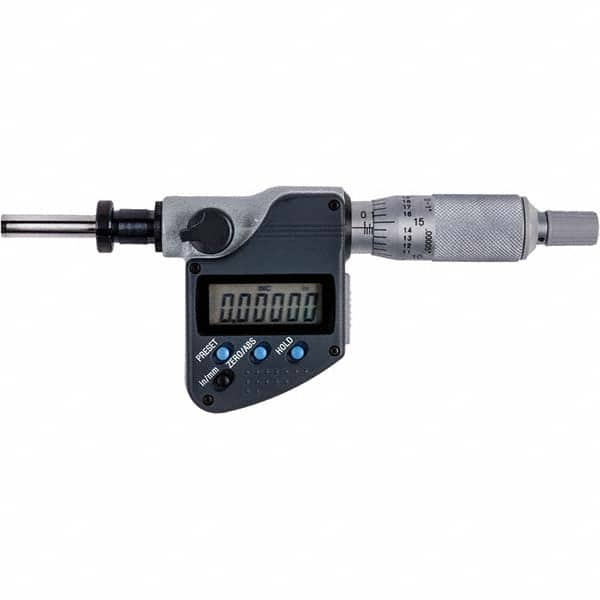 Mitutoyo - Electronic Micrometer Heads Minimum Measurement (Decimal Inch): 0 Maximum Measurement (Decimal Inch): 1 - USA Tool & Supply