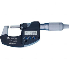 Mitutoyo - Electronic Outside Micrometers Type: Coolant-proof Minimum Measurement (Decimal Inch): 0.0000 - USA Tool & Supply