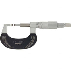 Mitutoyo - Blade Micrometers Operation Type: Mechanical Minimum Measurement (Decimal Inch): 0 - USA Tool & Supply