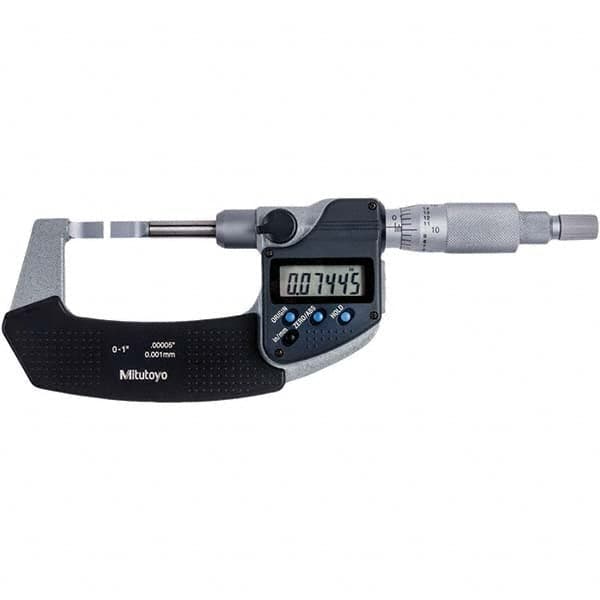 Mitutoyo - Blade Micrometers Operation Type: Electronic Minimum Measurement (Decimal Inch): 0 - USA Tool & Supply