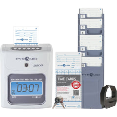 Pyramid - Time Clocks & Time Recorders Punch Style: Manual Power Source: 100 to 240 V @ 50 to 60 Hz - USA Tool & Supply