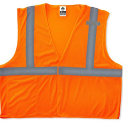 8210HL Econo Vest Orange 2X/3X Hook & Loop Glowear - USA Tool & Supply