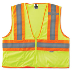 8230Z Glowear Two Tone Vest Lime L/Xl - USA Tool & Supply