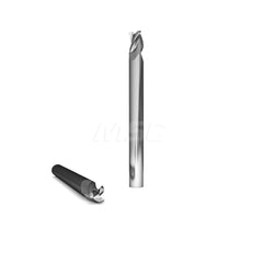 Square End Mill: 15/32'' Dia, 1-1/4'' LOC, 1/2'' Shank Dia, 3'' OAL, 3 Flutes, Solid Carbide Single End, Uncoated, Upcut Flute, 37 ° Helix, Centercutting, RH Cut, RH Flute, Series 2030