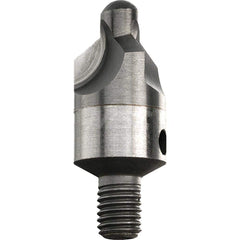 Adjustable-Stop Countersinks; Head Diameter (Inch): 0.1250; Included Angle: 130.00; Included Angle: 130.00; Countersink Material: Solid Carbide; Coated: Uncoated; Coating: Bright (Polished); Number of Flutes: 3; Countersink Finish/Coating: Bright (Polishe